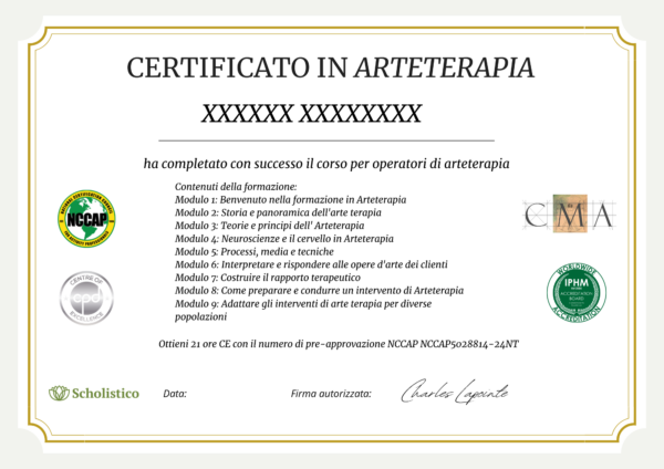 IT Art Therapy Certificate PROT