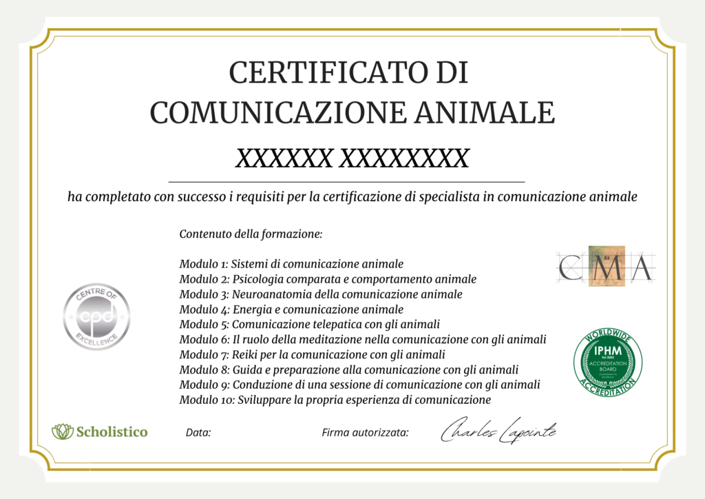 IT Animal Communication Certificate PROT